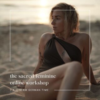 I’m so excited to open this deep and sacred space for my german speaking women this sunday in my online workshop ‘the sacred feminine’. 

we are 68 women right now and it will be a deep container that will strengthen

~your self respect 
~your connection to your intuition 
~how you use your wisdom and power 
~how you set healthy boundaries 
~the healing of your feminine energy body 
~the medicine woman and healer within you 

a sacred experience full of wisdom, love and medicine for the sacred feminine within you.. 

07.04. 
10-13 am german time 
39 EUR until the workshop starts 

and yes! if you can’t be there live with us on sunday, the recording will be available for you after and you can do the workshop whenever you wish. 

dm me with 🪶 to receive the link to the sacred feminine. 

who do I see on sunday? 🐚🪶

in love 
loa 

#thesacredfeminine #femininewisdom